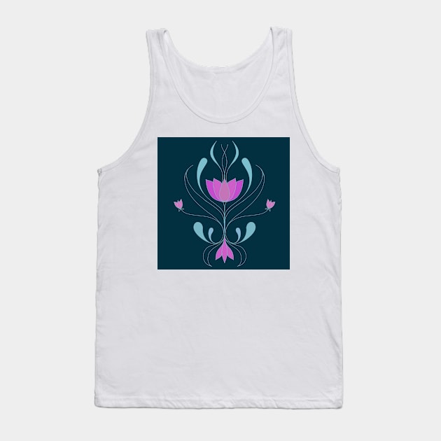 lotus symmetry Tank Top by stupidpotato1